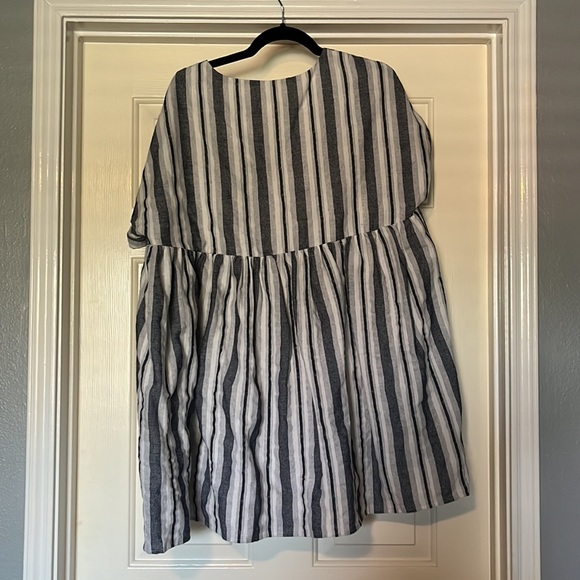Striped Babydoll Dress - Picture 2 of 2